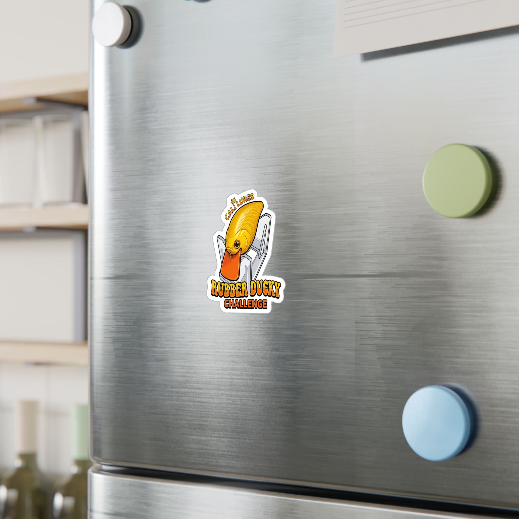 Rubber Ducky Challenge Kiss-Cut Vinyl Sticker