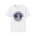 Fishing T‑Shirt — "Gil's Custom Rods" Marlin Logo Tee (Santa Maria CA)