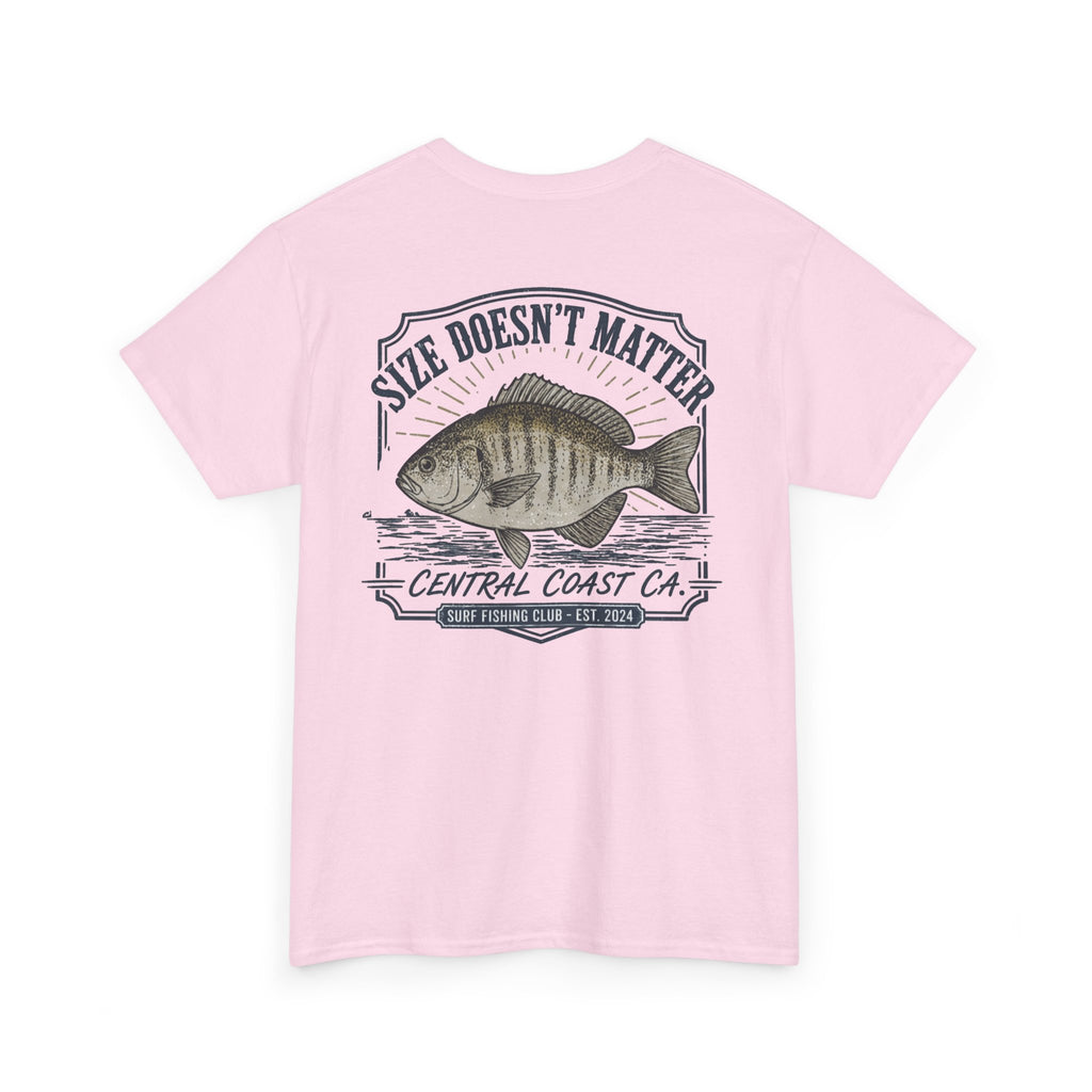 Fishing T-Shirt — "Size Doesn’t Matter" Central Coast Catch Tee