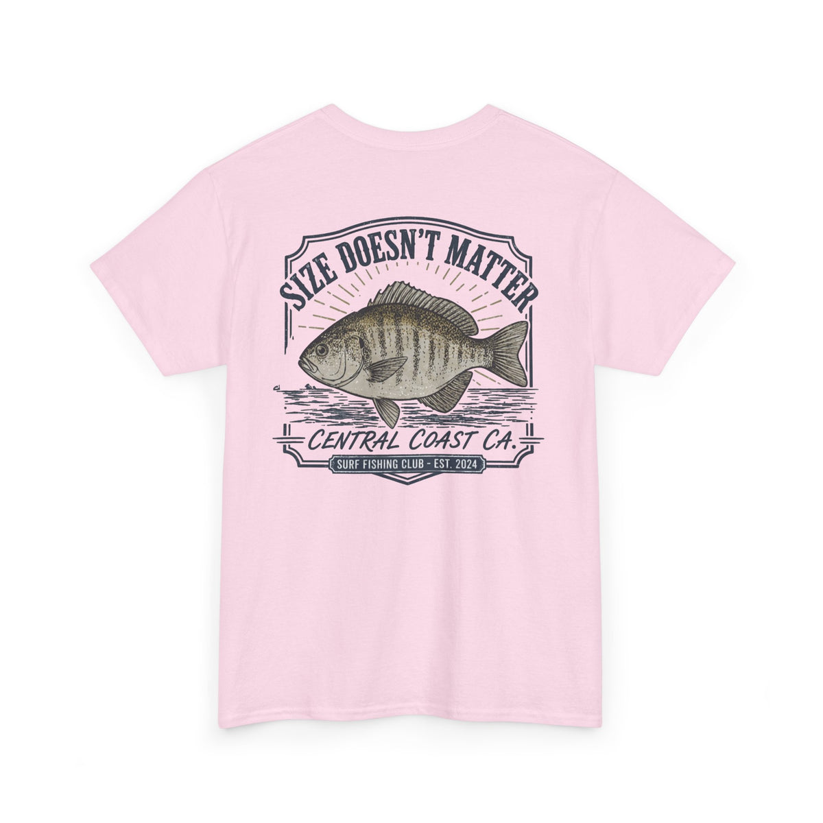 Fishing T-Shirt — "Size Doesn’t Matter" Central Coast Catch Tee