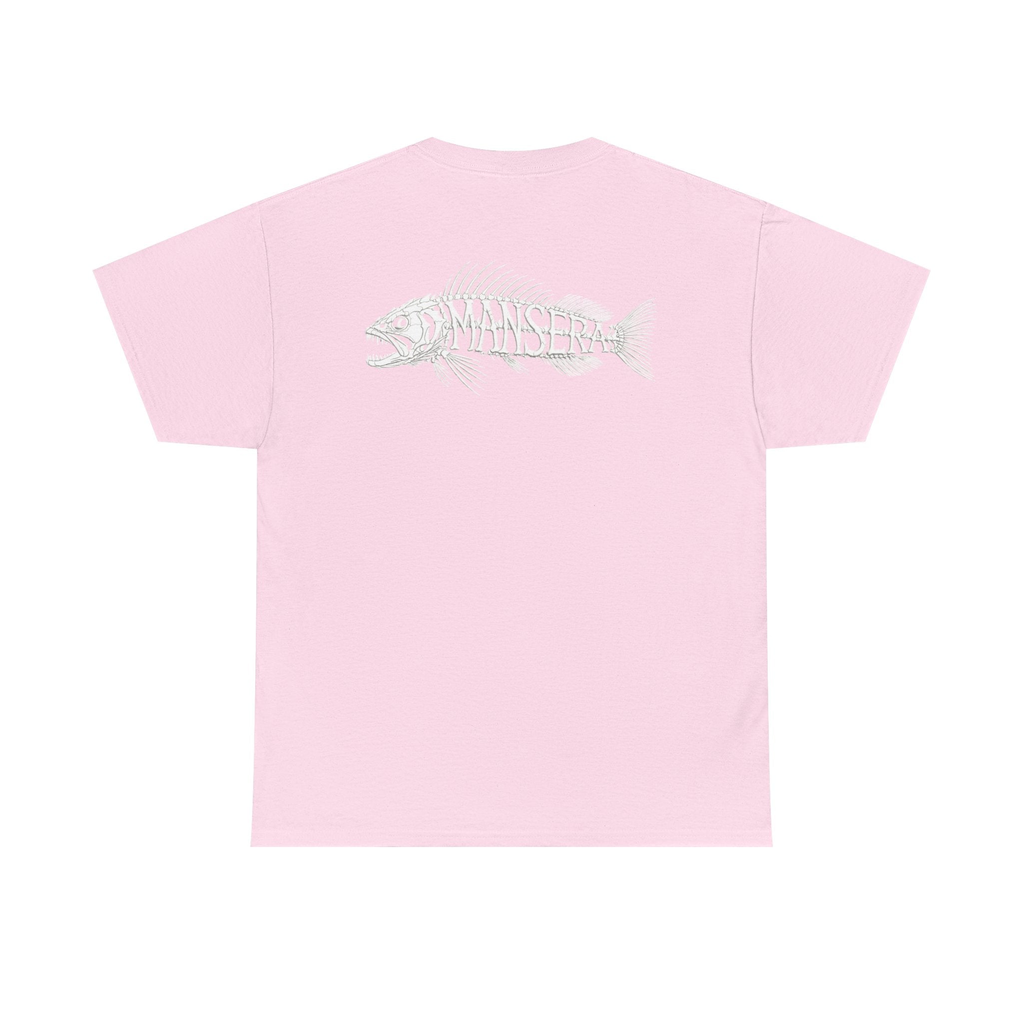 Fish Skeleton Tee — Minimal Coastal Fishing Graphic T-Shirt