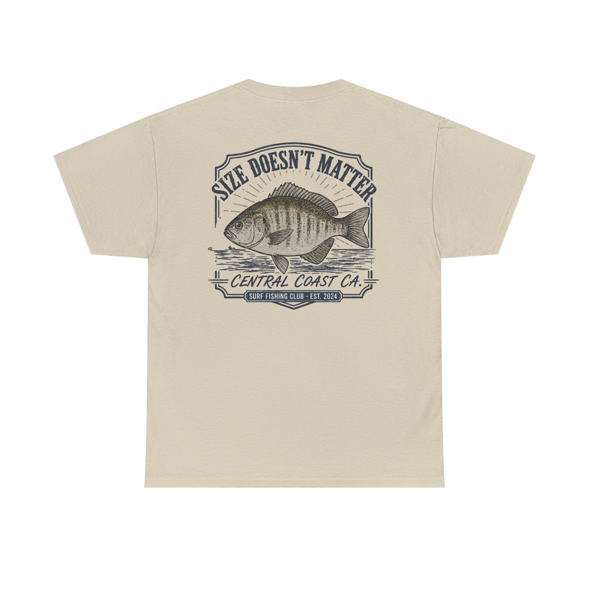 Fishing T-Shirt — "Size Doesn’t Matter" Central Coast Catch Tee