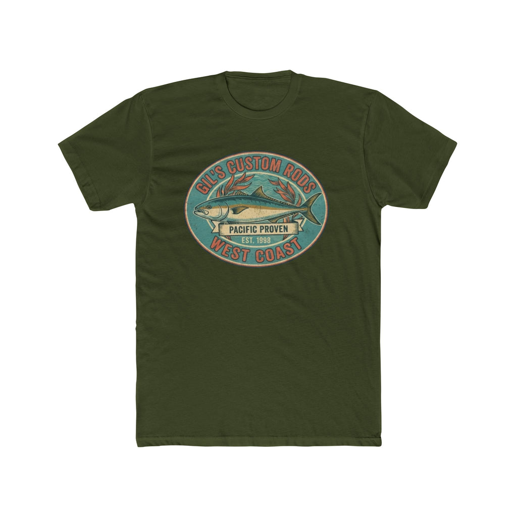 West Coast Fish Vintage Tee — "Pacific Proven" Surf & Fishing Graphic T‑Shirt