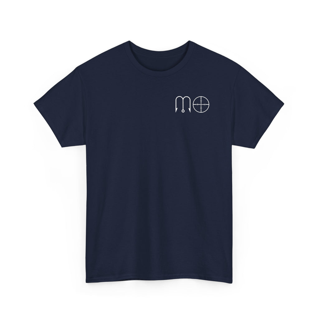 Fish Skeleton Tee — Minimal Coastal Fishing Graphic T-Shirt
