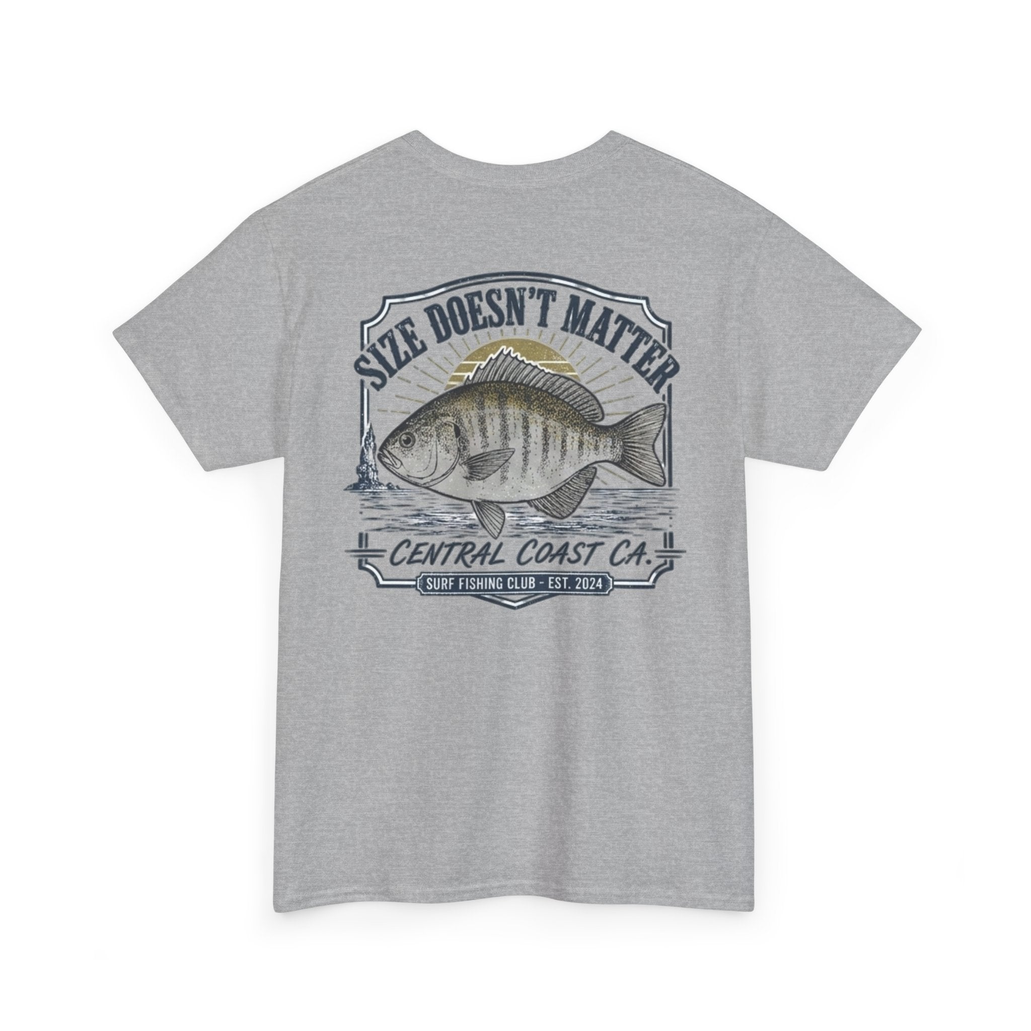 Fishing T-Shirt — "Size Doesn’t Matter" Central Coast Catch Tee