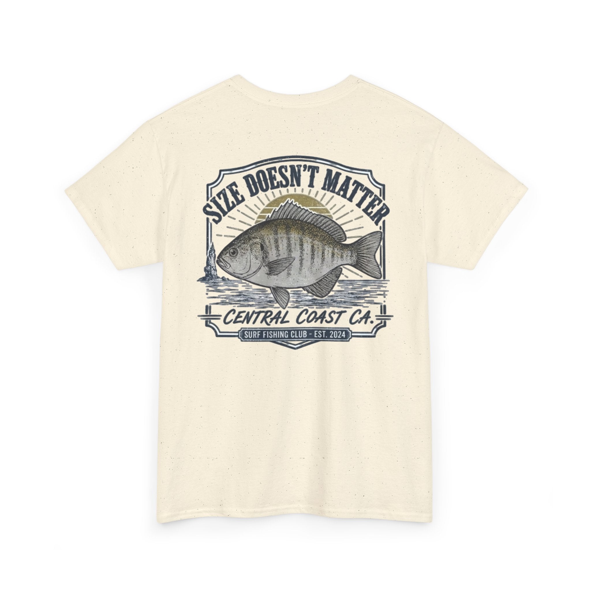 Fishing T-Shirt — "Size Doesn’t Matter" Central Coast Catch Tee