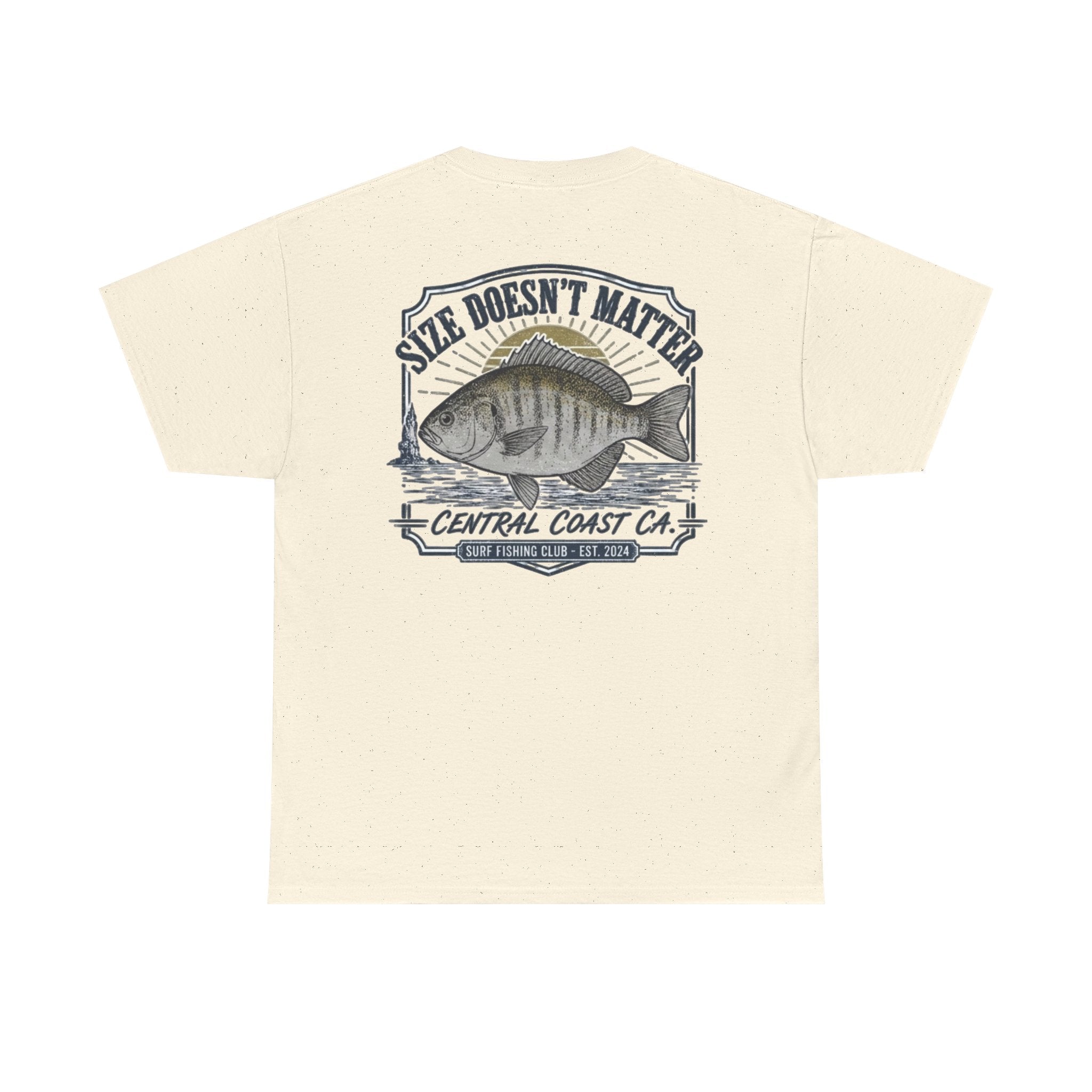 Fishing T-Shirt — "Size Doesn’t Matter" Central Coast Catch Tee