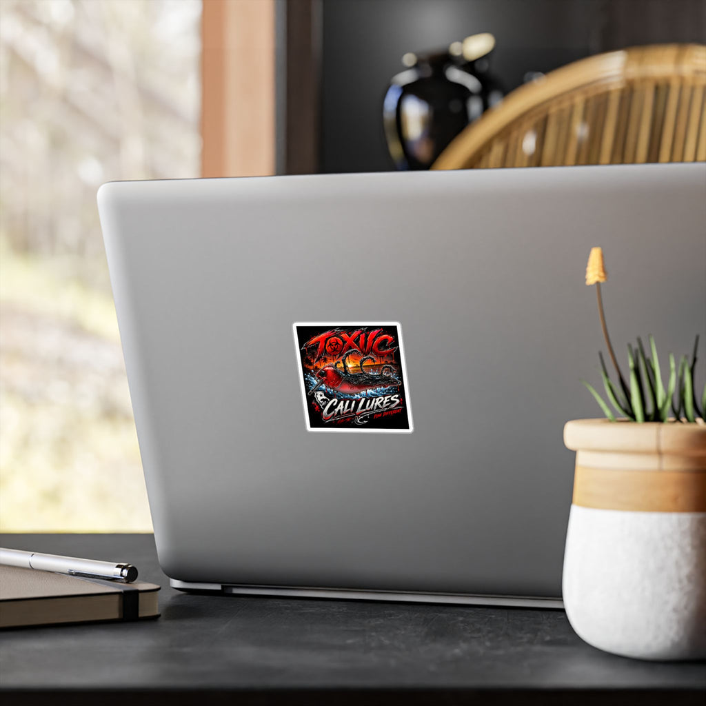 Toxic Cali Lures Fishing Decal — Kiss-Cut Vinyl Sticker