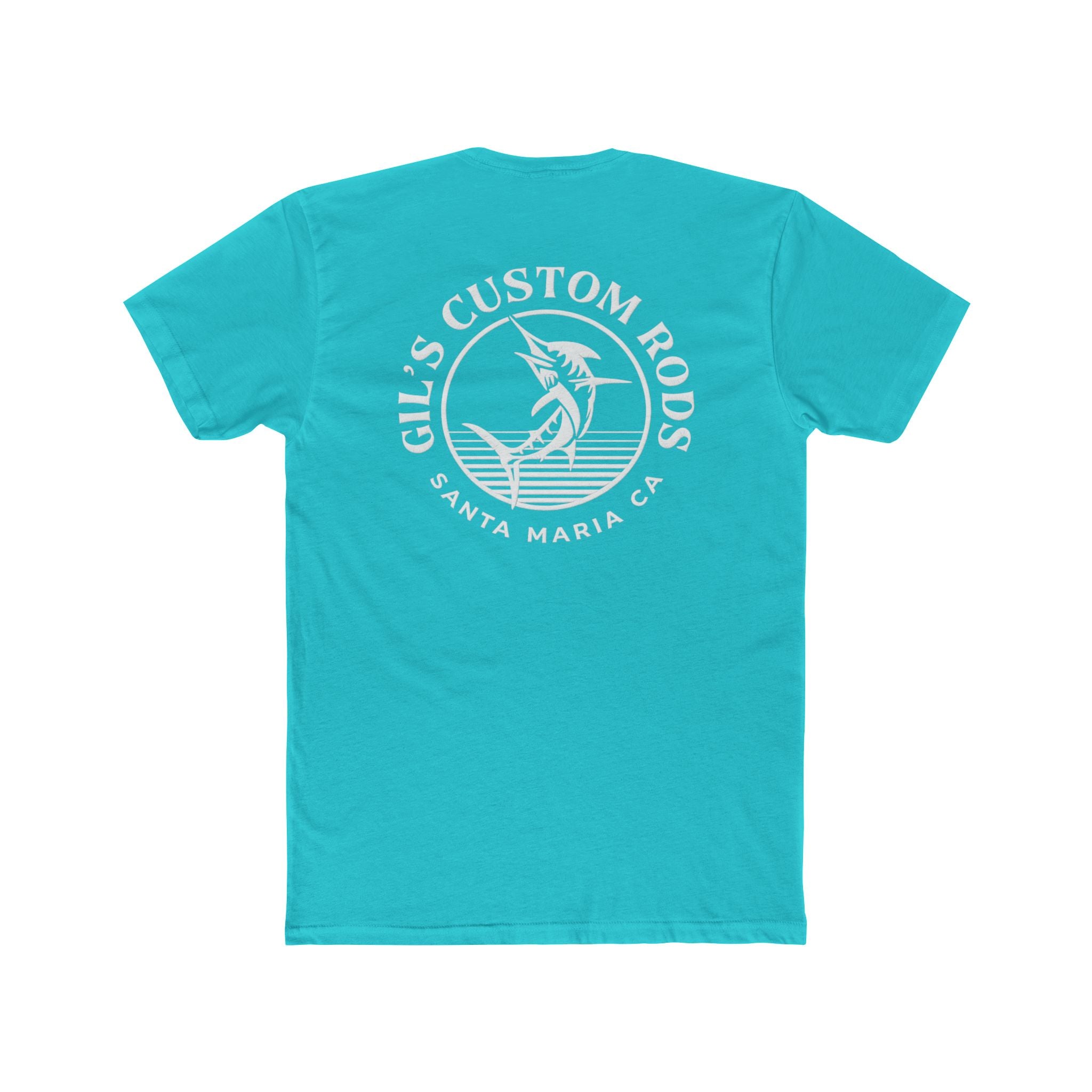 Fishing Shirt — "Gil's Custom Rods" Harbor Marlin Tee