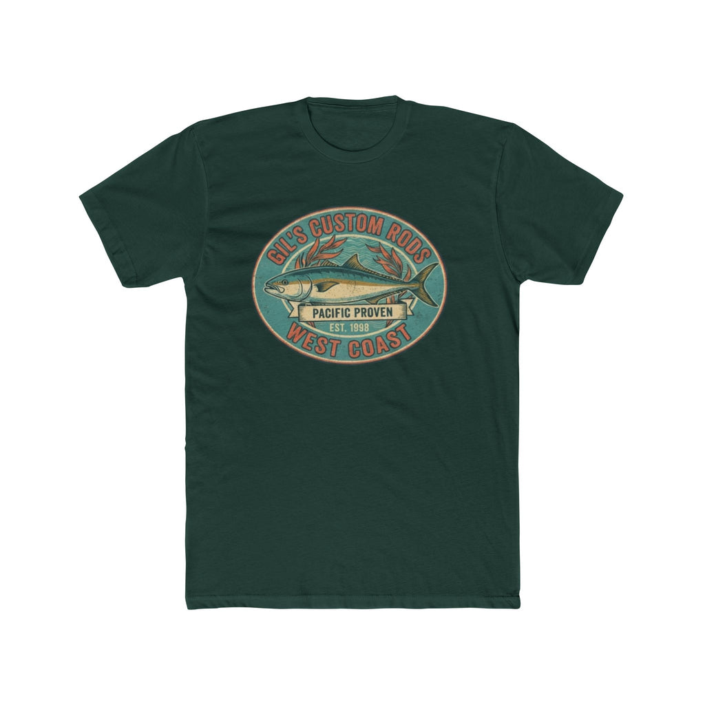 West Coast Fish Vintage Tee — "Pacific Proven" Surf & Fishing Graphic T‑Shirt