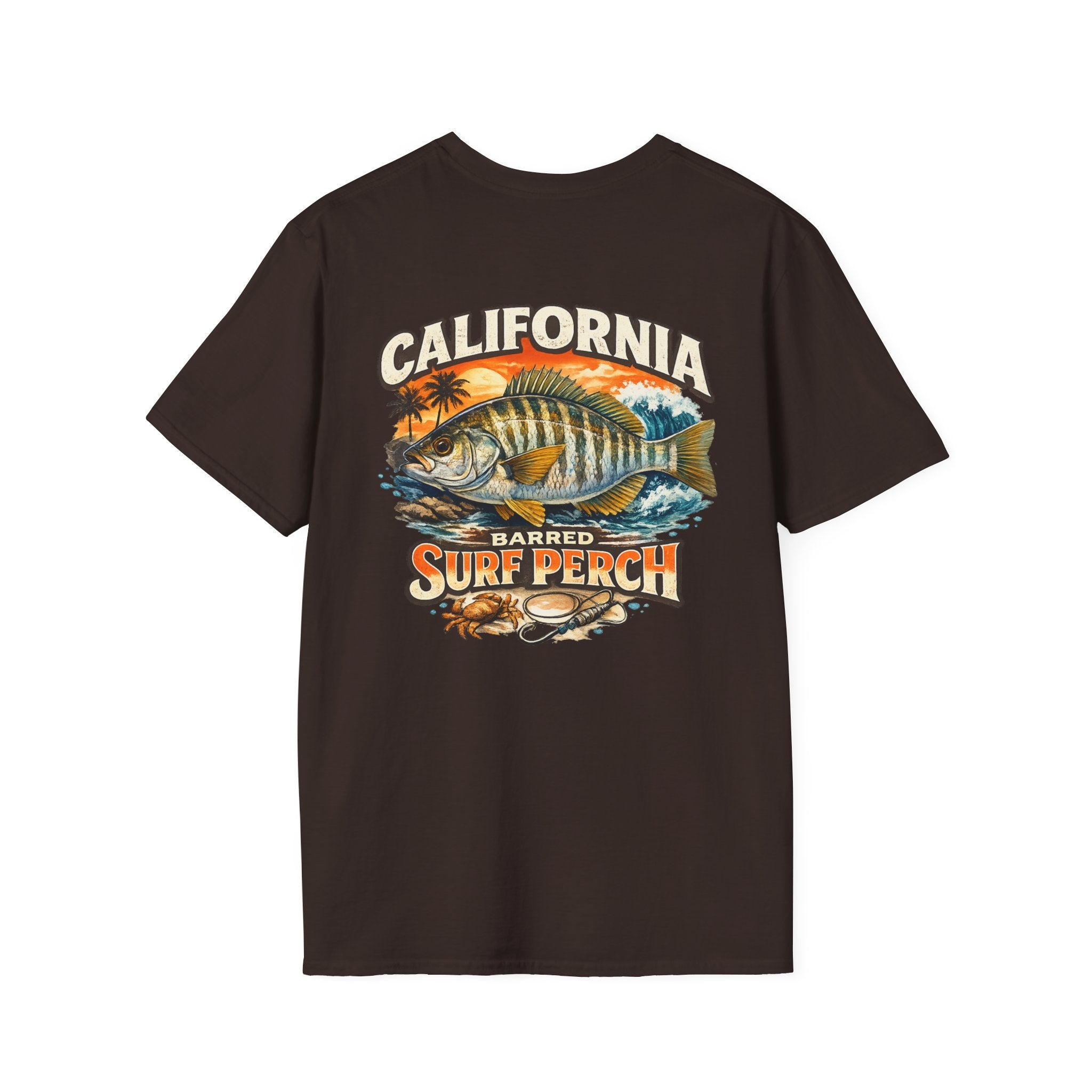 Custom Rods Fishing T-Shirt — Gil's Santa Maria CA Logo