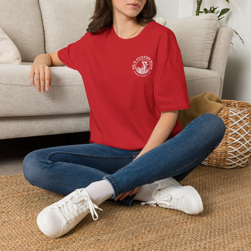 Custom Rods Fishing T-Shirt — Gil's Santa Maria CA Logo
