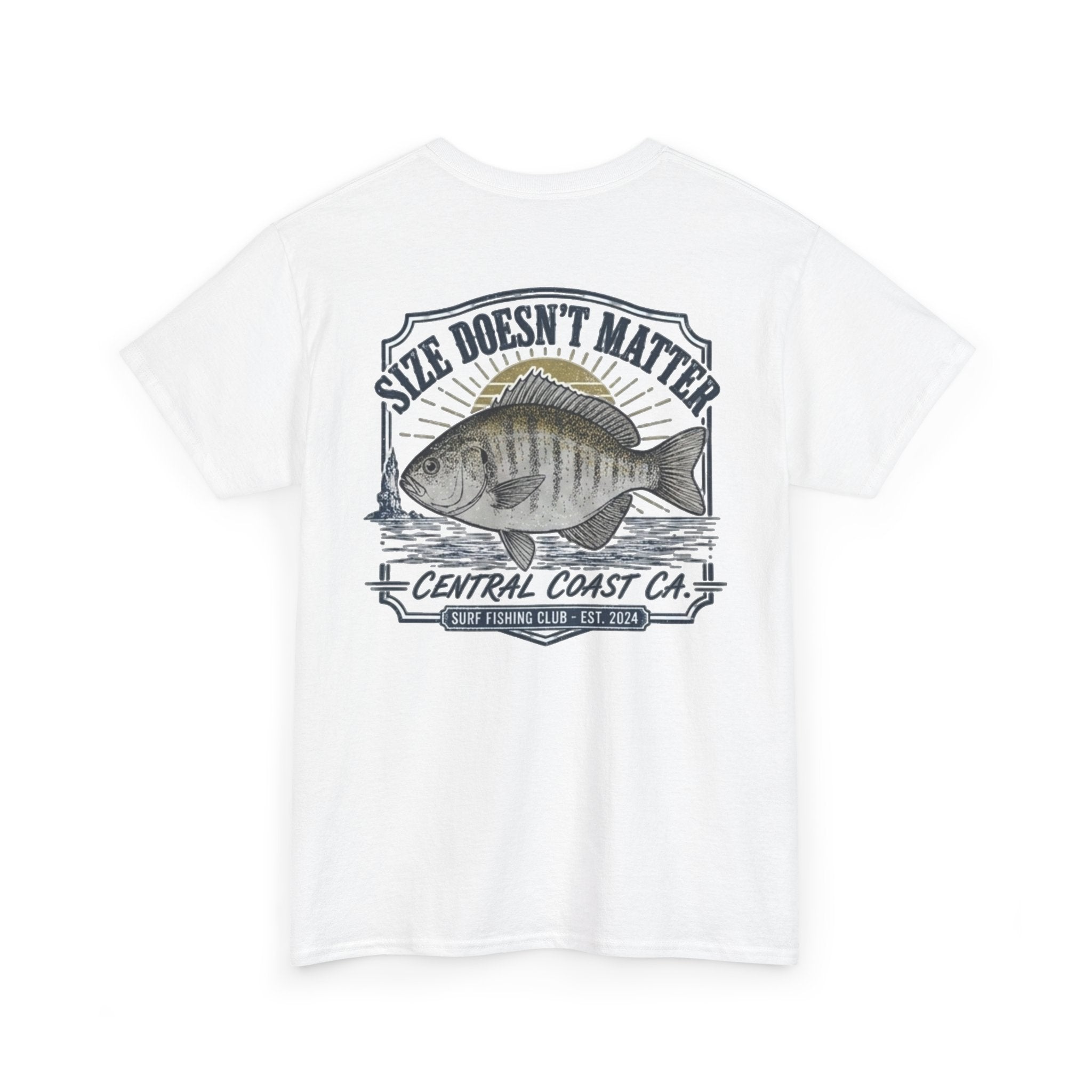 Fishing T-Shirt — "Size Doesn’t Matter" Central Coast Catch Tee