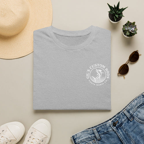 Custom Rods Fishing T-Shirt — Gil's Santa Maria CA Logo