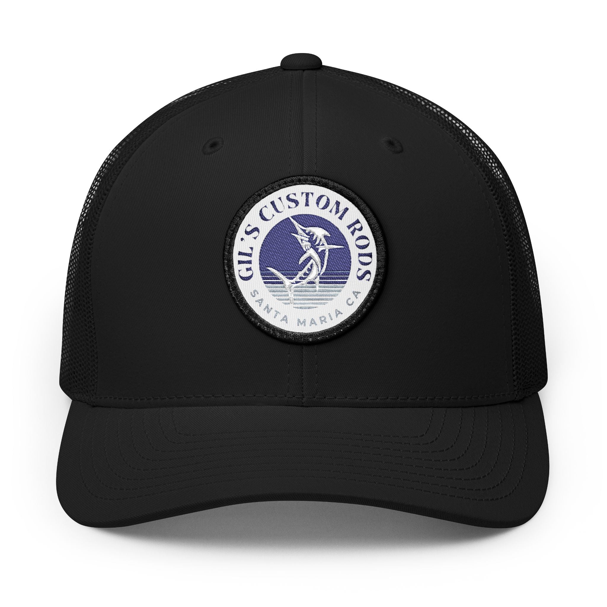 Trucker Cap — GIL'S CUSTOM RODS Embroidered Patch Snapback
