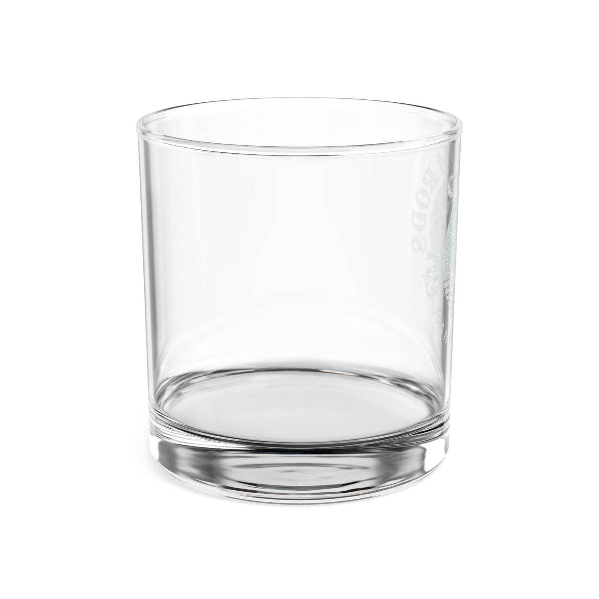 Engraved Whiskey Glass (10.5 oz) — Custom Marlin Fishing Logo