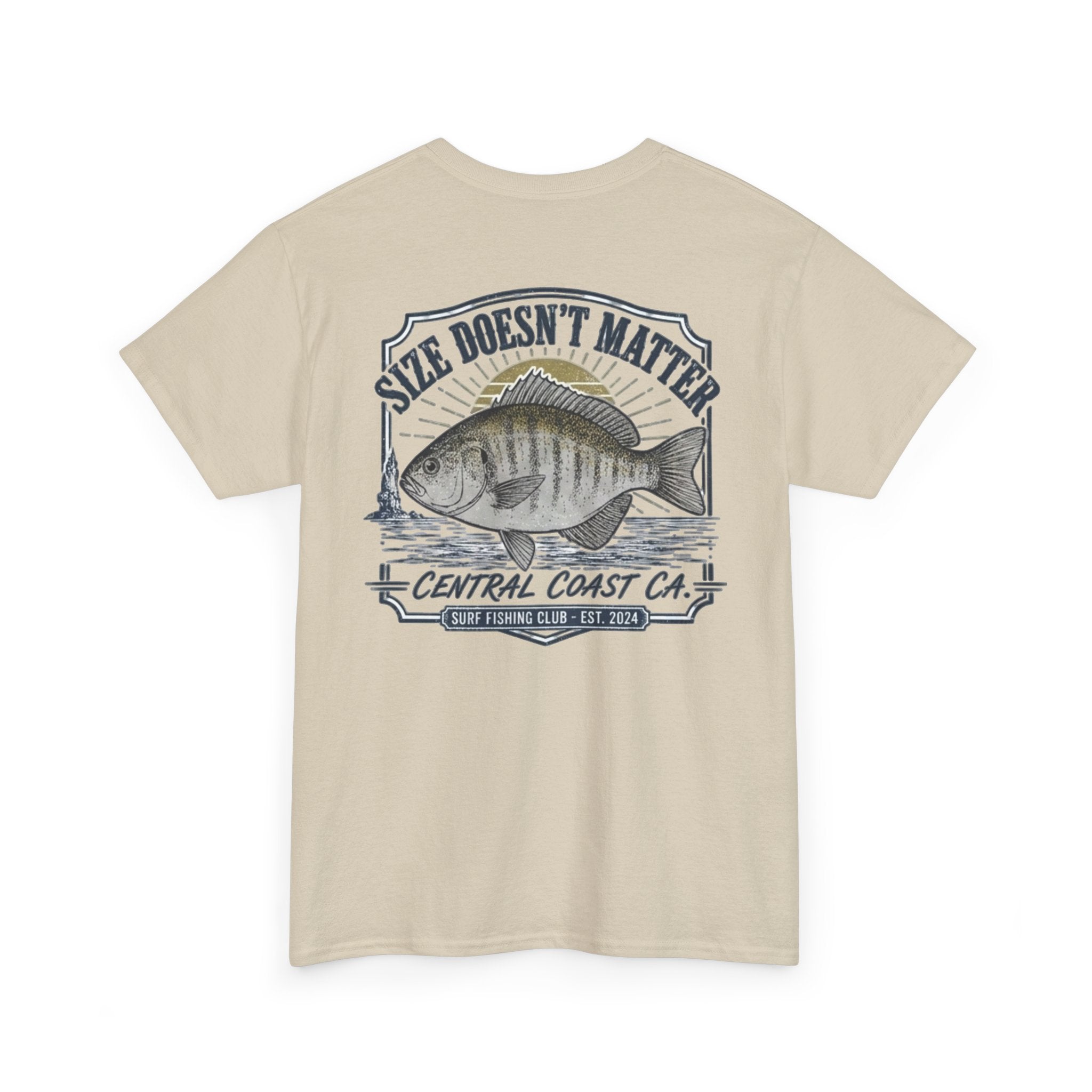 Fishing T-Shirt — "Size Doesn’t Matter" Central Coast Catch Tee
