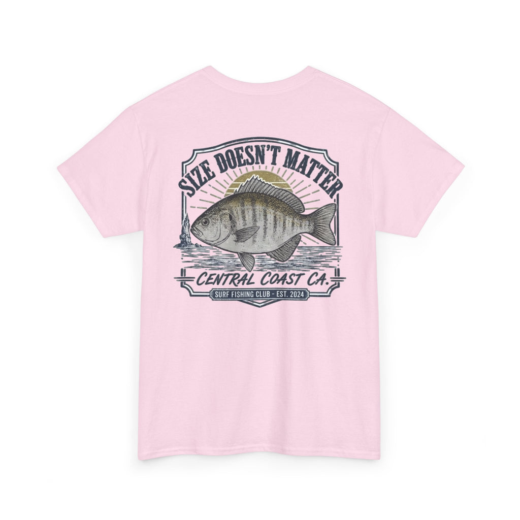 Fishing T-Shirt — "Size Doesn’t Matter" Central Coast Catch Tee