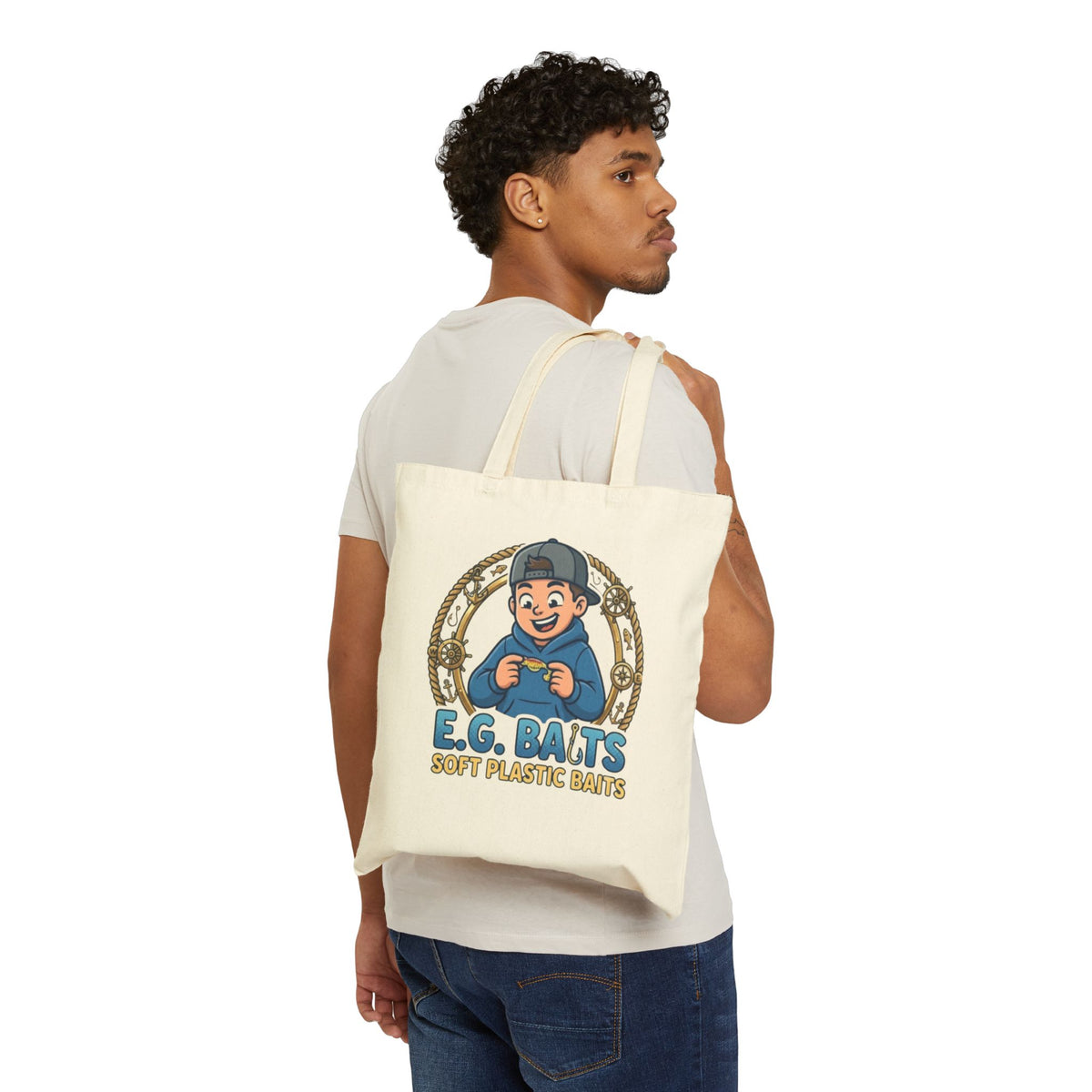 Tote Bag — E.G. Baits Soft Plastic Baits Fishing Tote