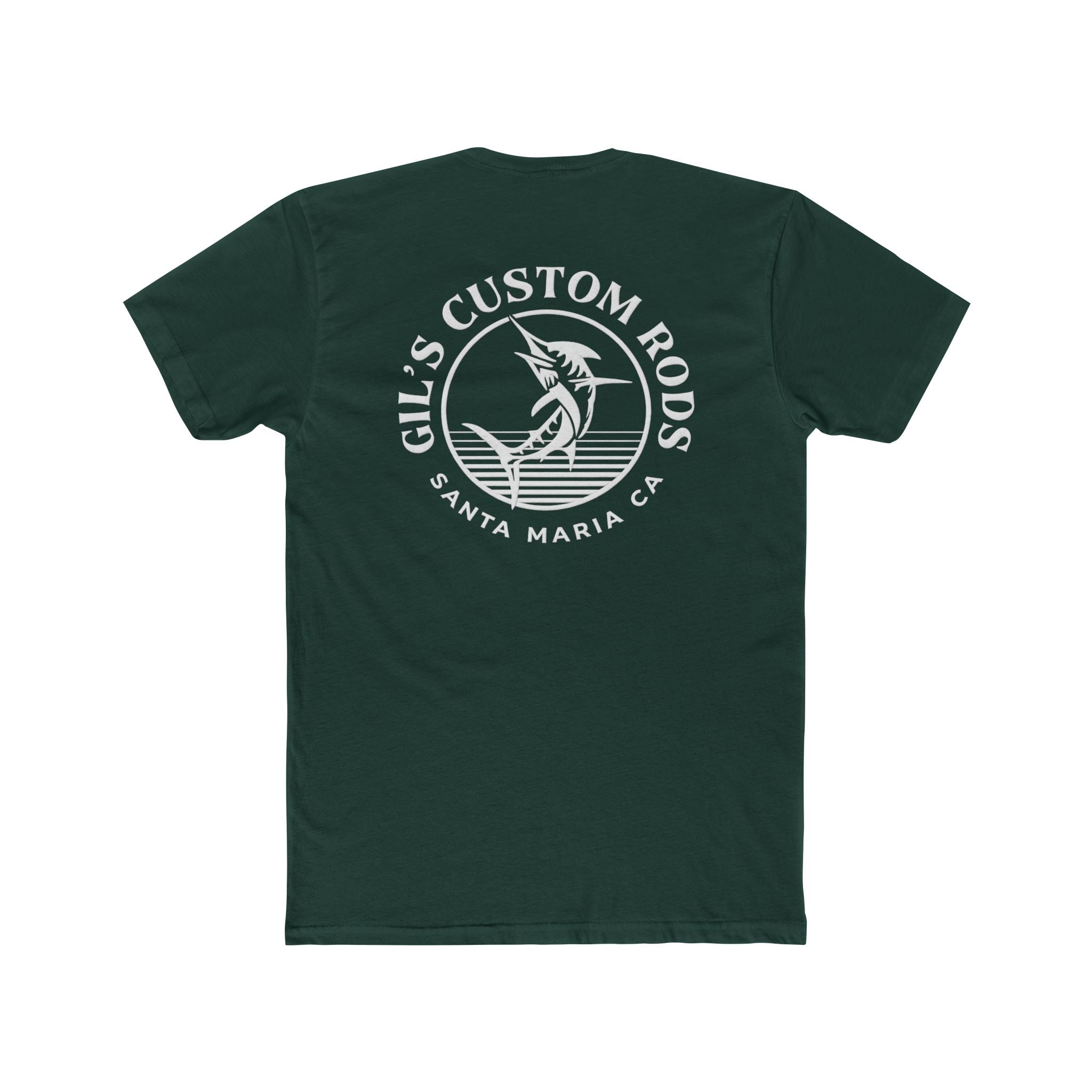 Fishing Shirt — "Gil's Custom Rods" Harbor Marlin Tee